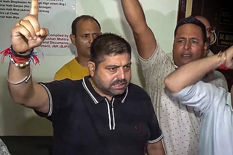 Workers protest after BJP released 1st list